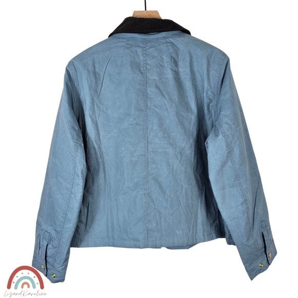 New! J. Crew Short Barn Jacket in English Ripstop Cotton - Picture 7 of 16